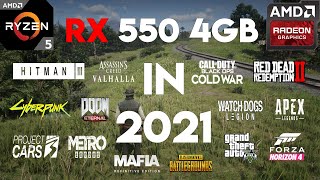 RX 550 4GB Test in 20 Games in 2021