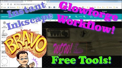 Instant Inkscape, Custom Keychains & the GlowForge