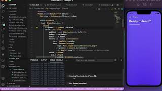 CELULAR COM CONFIGURAÇOES Build a Online Course Category in Flutter   Flutter UI Speed Code