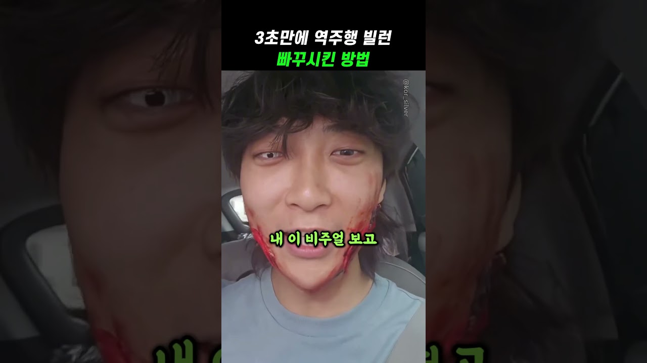 3초만에 역주행 빌런 빠꾸시킨 방법