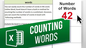 How to Count Words in Excel | Using VBA Function to Count Words in Excel