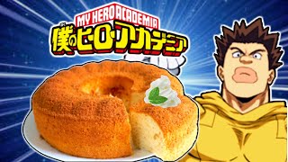 My Hero Academia - Le Chiffon Cake de Rikido Sato - Boku no Hero Academia Recipe