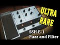 Ultra Rare Guitar Pedal - SSH International Switzerland Fuzz and Filter E-1 -Stoner/Space Rock Demo