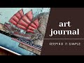 art journal | simple composition steps