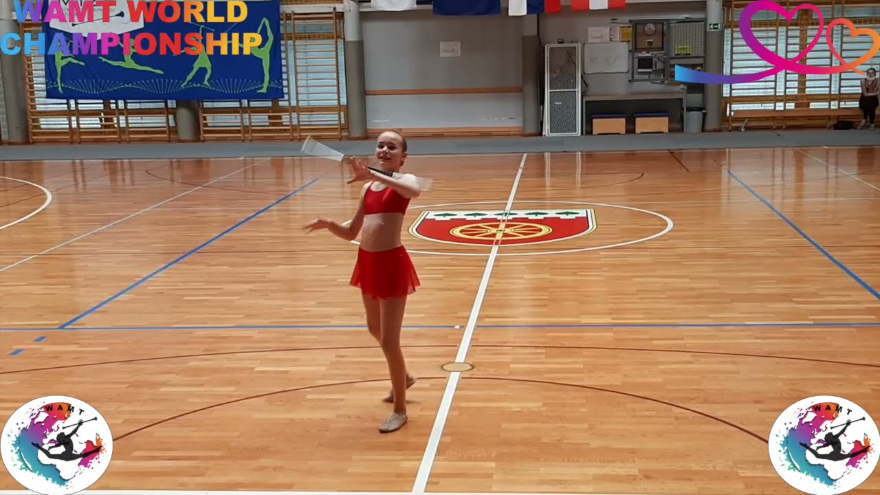 Freestyle Junior Beginner- Gabrijela Žmavc- Mažoretni in twirling klub Benedikt, Slovenia