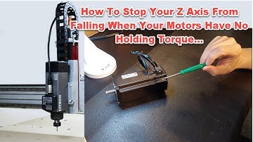 How To Stop Your Z Axis From Falling When Your Motors Have No Holding Torque...
