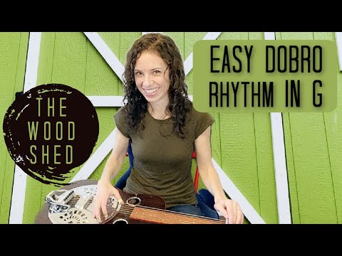 Beginner DOBRO Rhythm LESSON  G blues Darlin Corey