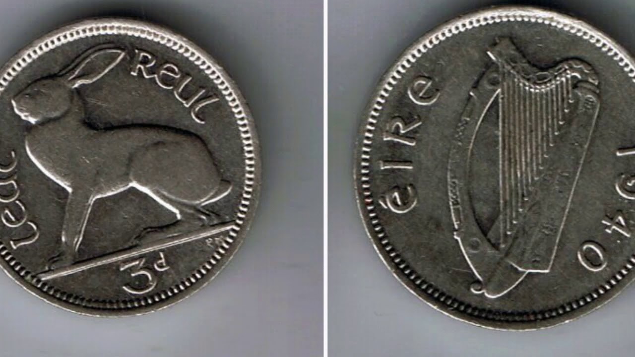 1940 Ireland three pence 3d coin WORTH?