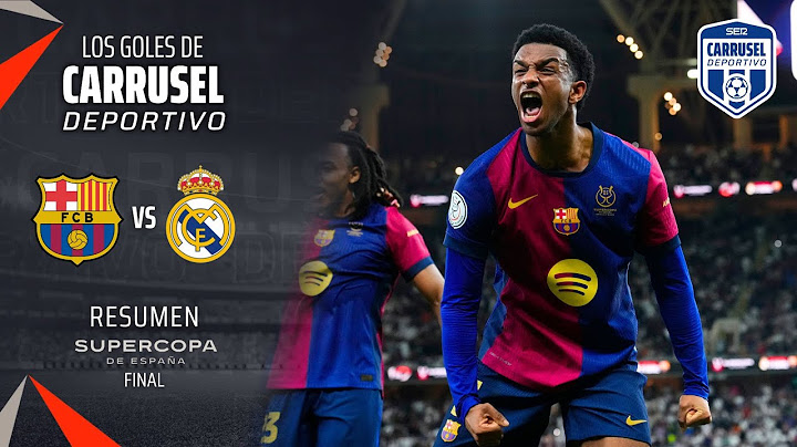 'Manita' HISTÓRICA y primer título para el Barça de Flick - Resumen del Real Madrid 2-5 FC Barcelona