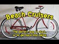 Beach Cruiser Bikes, the perfect way to start or to get back into biking.