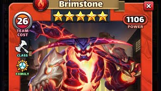 Empires Puzzles : Testing of Brimstone , the amount of damage surprised me