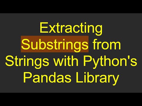 Extracting Substrings from