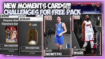 NBA2K19 - NEW MOMENTS AND CHALLENGES - PD WADE, DIRK AND JAMAL - THESE CARDS ARE CRAZY!!!