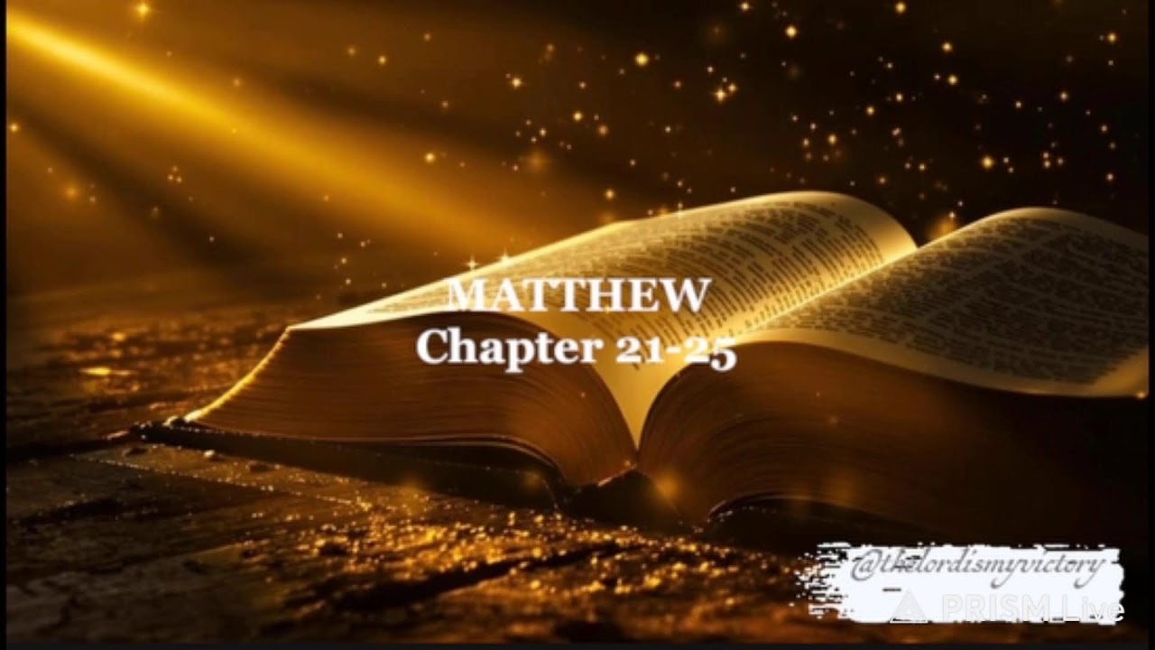 MATTHEW 21-25 | English Bible  || Live