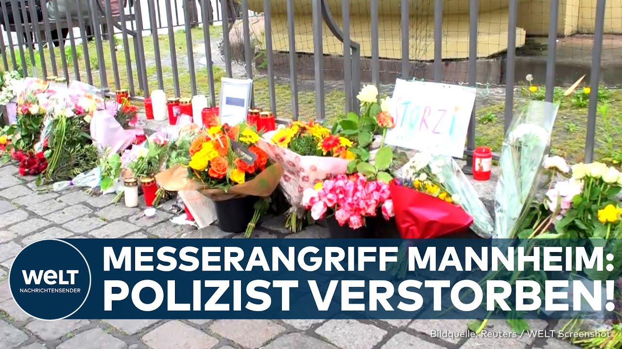 Messer-Terror in Mannheim: Trauer um Polizist Rouven L.