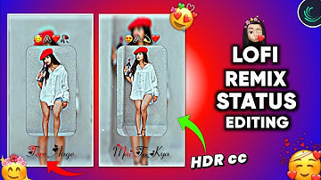 Lofi Remix Status Video Editing Alight Motion | Alight Motion Video Editing | Hindi Tutorial