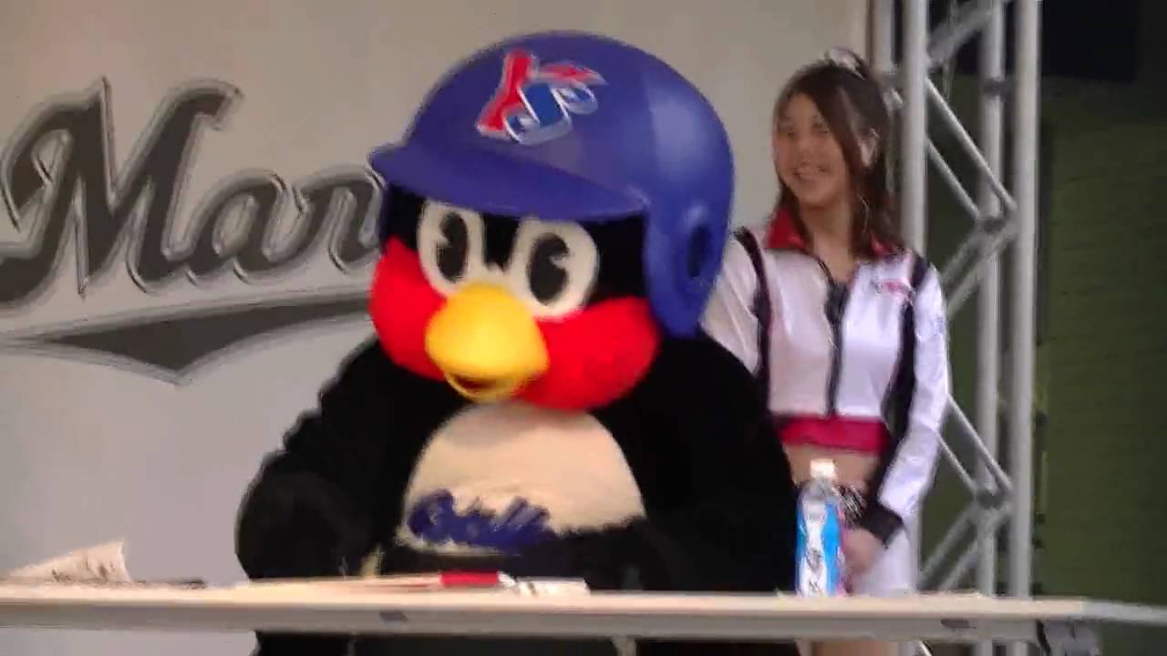 【つば九郎＆マーくん】マー様＆つば様 ステージでPON！（4/6） 千葉ロッテマリーンズ 順位