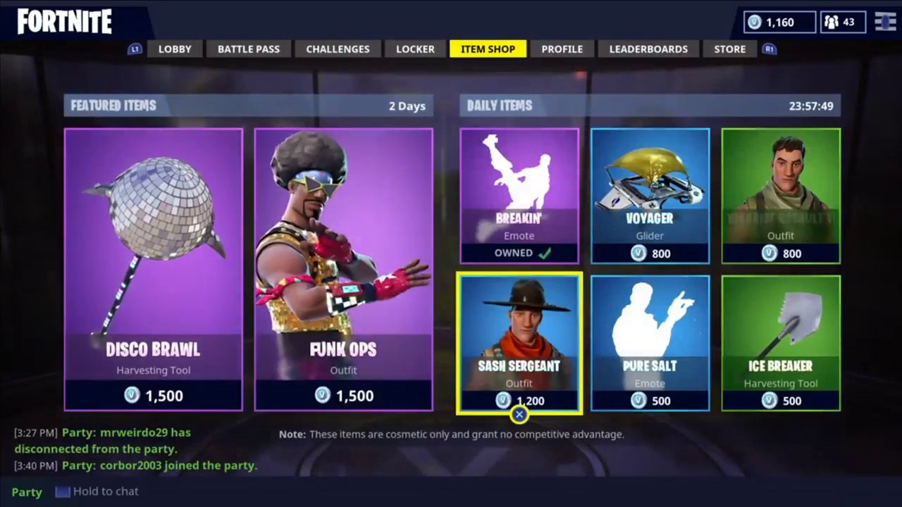 Fortnite - Daily Store Update 3-1-18 - YouTube