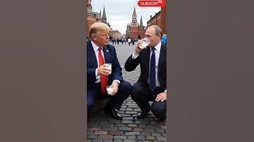 Trump and Putin drinking milk | ai generated video | ai funny videos | ai world leaders   #trump #ai