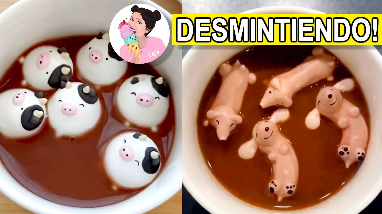 ANIMALITOS DE MERENGUE: PERRITO SALCHICHA, VACA y OSITO Funcionara? - Caro Trippar