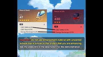 (patched) How to get high crit damage in artifact substat | Genshin Impact