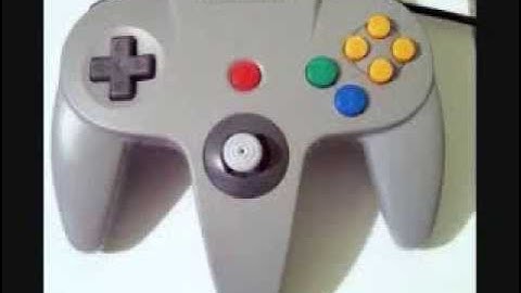 The evolution of video game controllers.