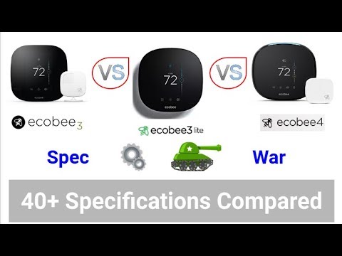 Ecobee Comparison Chart
