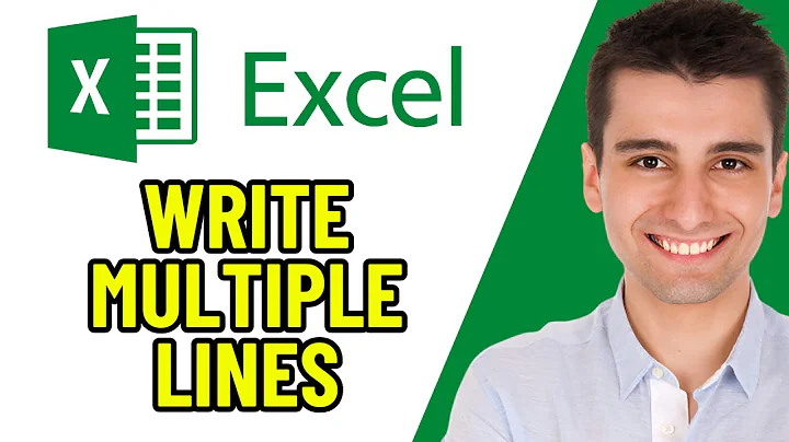 HOW TO WRITE MULTIPLE LINES IN ONE CELL IN EXCEL 2025! (FULL GUIDE)