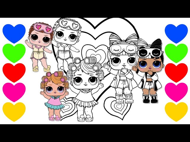 Colorir Boneca LOL Surpresa Jogos de Pintar lol Desenhos animados