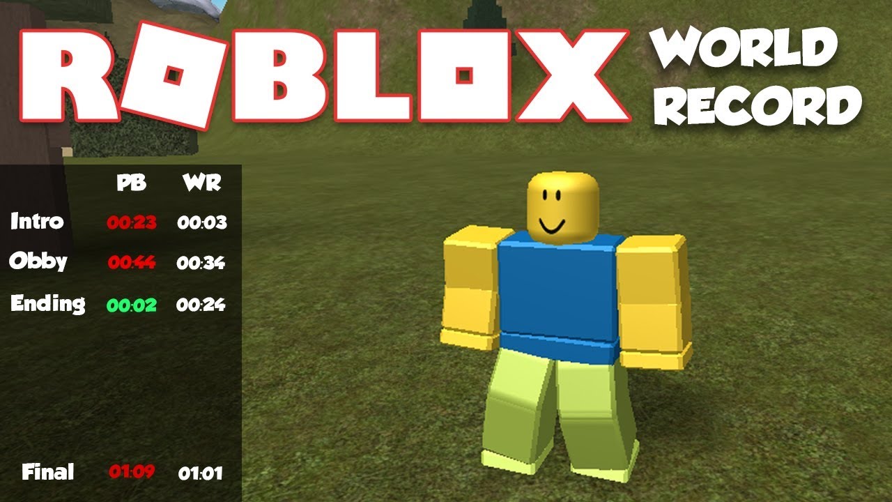 Roblox Full Speedrun World Record 00 03 21 Youtube - attempting the world record breaks the game roblox