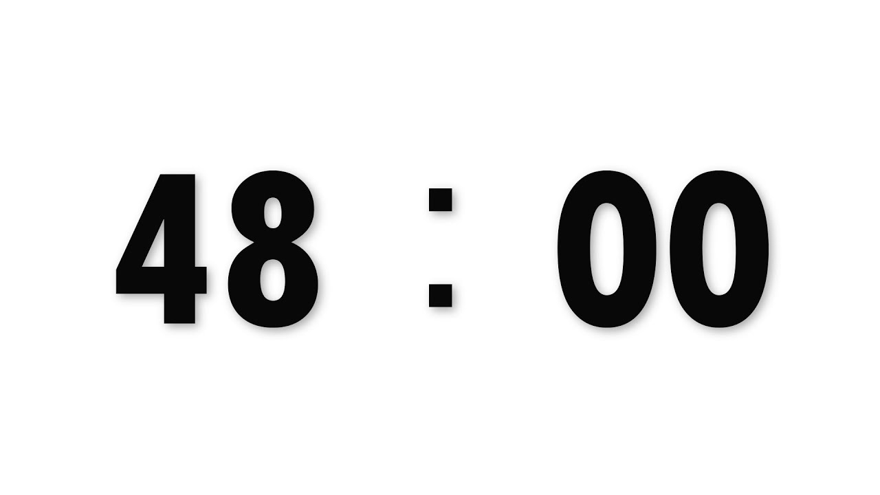 48 Minute countdown timer - Lofi Music | นับเวลาถอยหลัง 48 นาที - YouTube