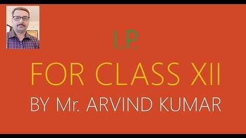 INFORMATICS PRACTICES FOR CLASS XII