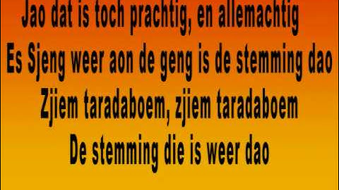 De Nachroave - Sjeng oan de geng