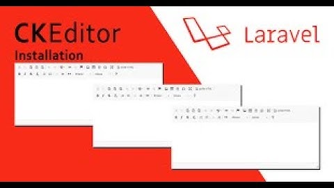 16. Laravel text editor complete video | Laravel me text editor kaise banaye ?