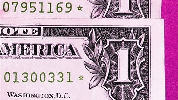 $100 $1s Searching for star notes & fancy serial numbers Vlog 23