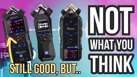 The NEW Zoom Essential H1 H4 H6 Recorders are Not What You Think