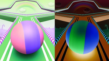 Candy Ball Run vs Reverse Speed Run   Walkthrough ,iOS Android Ball Colour Run New Update (part:447)