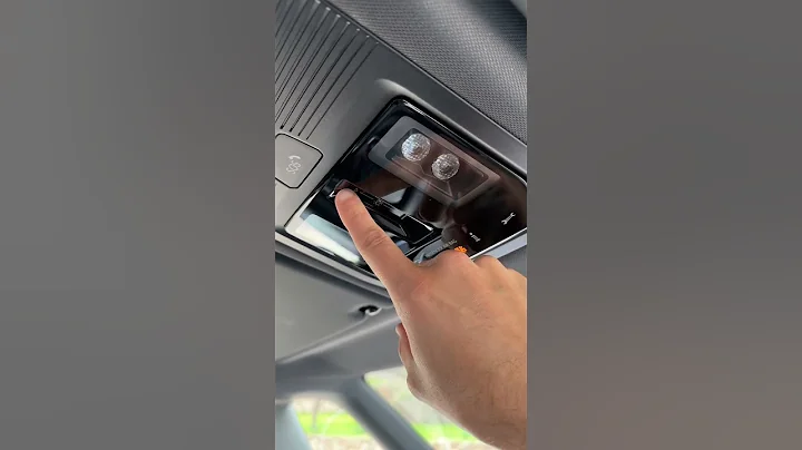 Check out this Electrochromic Panoramic Roof 😦! VW ID Buzz GTX #shorts