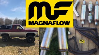 DUAL MAGNAFLOW exhaust CHEVY Silverado (BRAKES) (TEST)