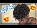 How to Get Curls for 4C/4B Hair (Black Men)🤩