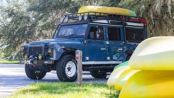 Fully RESTORED (1996) Land Rover DEFENDER 110 with GM LT1 Engine | ECD Automotive Design