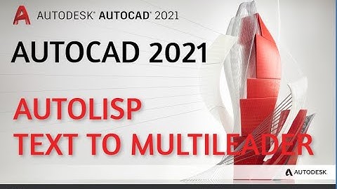 AUTOCAD -TEXT TO MULTILEADER