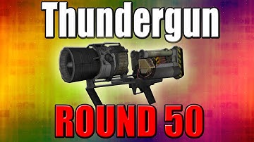 Thundergun on Round 50 - Call of Duty Zombies