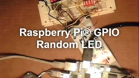 Raspberry Pi® GPIO Random LED
