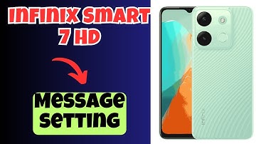 Infinix Smart 7 HD Message setting || How to set message settings || How to use Message