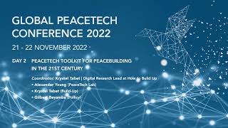 PeaceTech toolkit for peacebuilding in the 21st century /GPTConf22