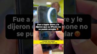 La tienda de Apple le dijo “tu iPhone no se puede arreglar. Compra otro” 😡 #shorts #iphone #apple