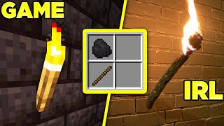 Does Minecraft's Torch Recipe work IRL?