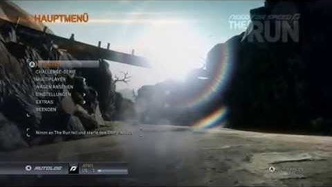 Need For Speed The Run Main Menu Theme 2