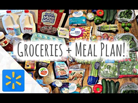 WEEKLY GROCERY HAUL + MEAL PLAN & PRICES!! | $105